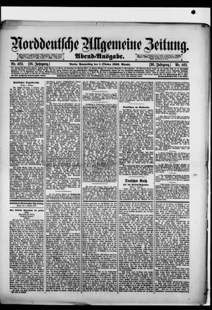 Norddeutsche allgemeine Zeitung vom 01.10.1896