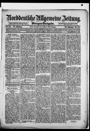 Norddeutsche allgemeine Zeitung vom 03.10.1896