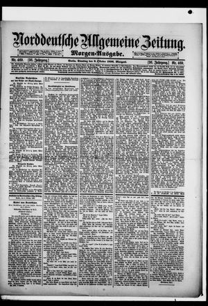Norddeutsche allgemeine Zeitung vom 06.10.1896