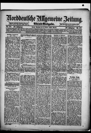 Norddeutsche allgemeine Zeitung vom 06.10.1896