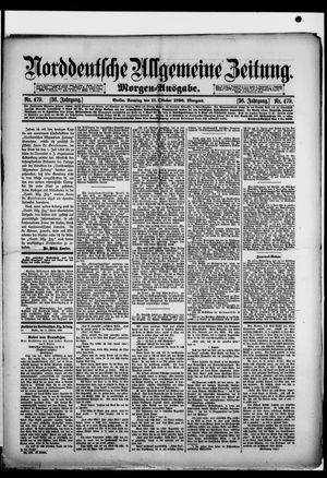 Norddeutsche allgemeine Zeitung vom 11.10.1896