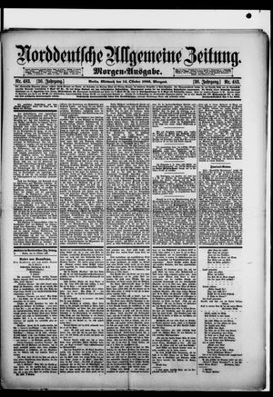Norddeutsche allgemeine Zeitung vom 14.10.1896