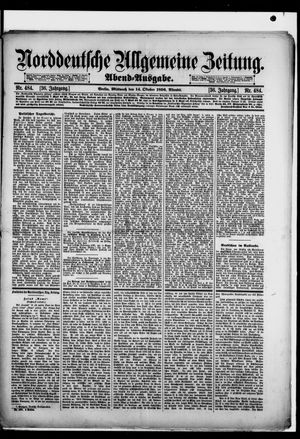 Norddeutsche allgemeine Zeitung vom 14.10.1896