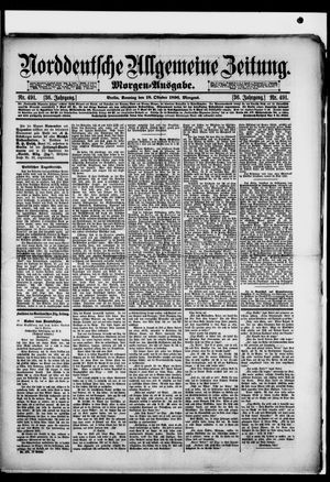 Norddeutsche allgemeine Zeitung vom 18.10.1896