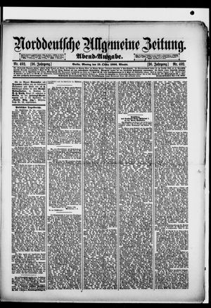 Norddeutsche allgemeine Zeitung vom 19.10.1896