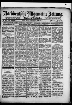 Norddeutsche allgemeine Zeitung on Oct 27, 1896