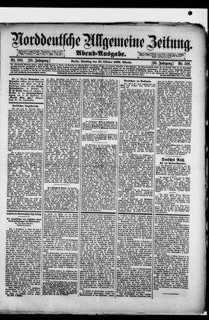 Norddeutsche allgemeine Zeitung vom 27.10.1896