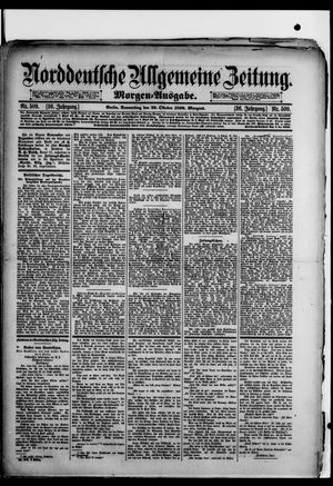 Norddeutsche allgemeine Zeitung vom 29.10.1896