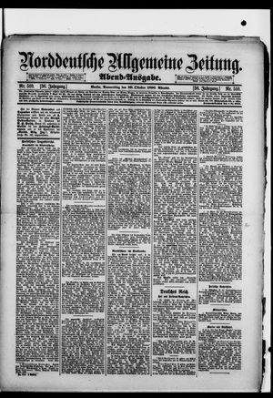 Norddeutsche allgemeine Zeitung vom 29.10.1896