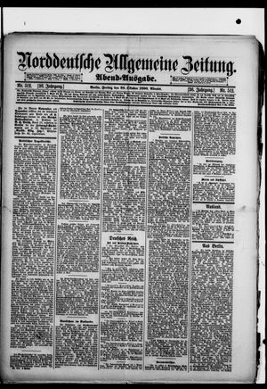 Norddeutsche allgemeine Zeitung vom 30.10.1896