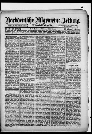 Norddeutsche allgemeine Zeitung vom 03.11.1896