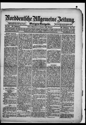 Norddeutsche allgemeine Zeitung vom 04.11.1896