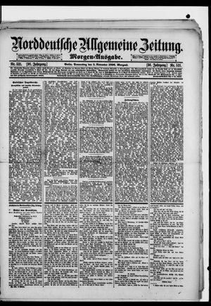 Norddeutsche allgemeine Zeitung vom 05.11.1896