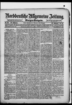 Norddeutsche allgemeine Zeitung vom 07.11.1896