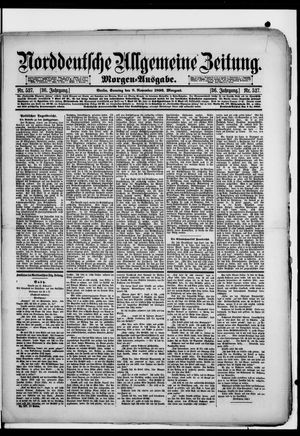 Norddeutsche allgemeine Zeitung vom 08.11.1896