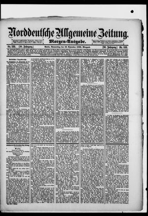 Norddeutsche allgemeine Zeitung vom 12.11.1896