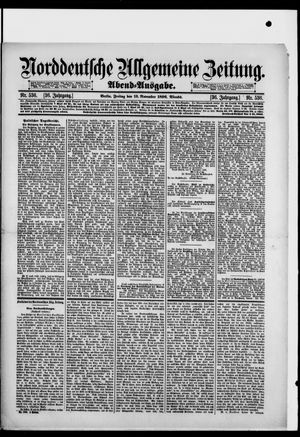 Norddeutsche allgemeine Zeitung on Nov 13, 1896