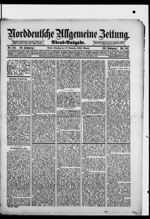 Norddeutsche allgemeine Zeitung vom 17.11.1896