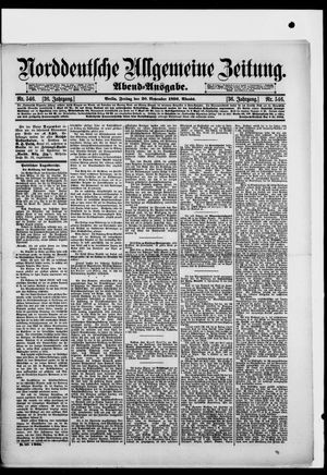 Norddeutsche allgemeine Zeitung vom 20.11.1896