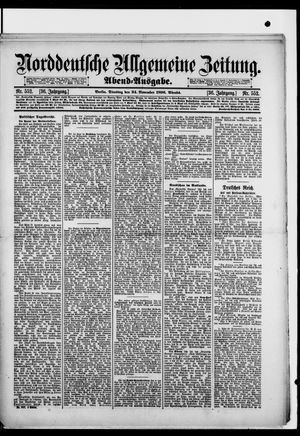 Norddeutsche allgemeine Zeitung vom 24.11.1896