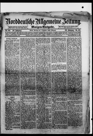 Norddeutsche allgemeine Zeitung vom 01.12.1896