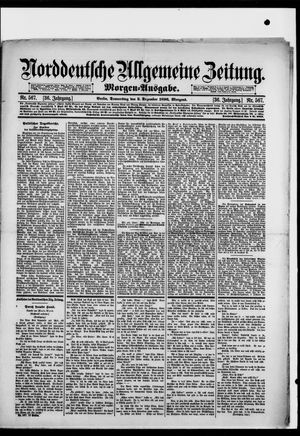Norddeutsche allgemeine Zeitung vom 03.12.1896
