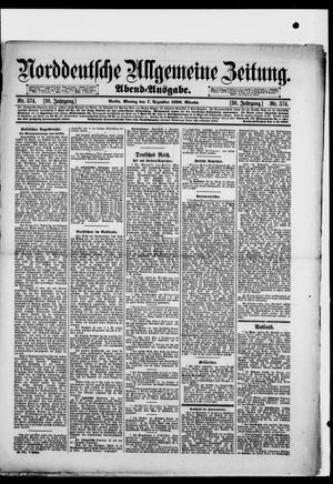Norddeutsche allgemeine Zeitung vom 07.12.1896