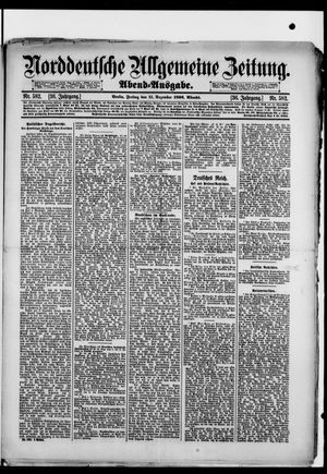 Norddeutsche allgemeine Zeitung vom 11.12.1896