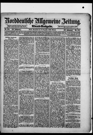 Norddeutsche allgemeine Zeitung vom 12.12.1896