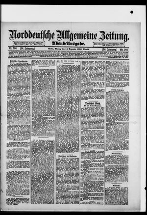 Norddeutsche allgemeine Zeitung vom 14.12.1896
