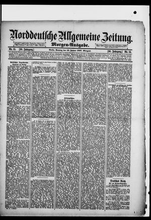 Norddeutsche allgemeine Zeitung vom 10.01.1897