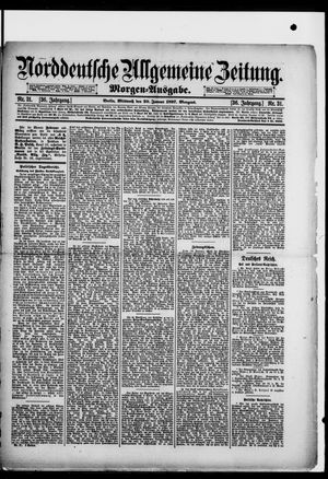 Norddeutsche allgemeine Zeitung vom 20.01.1897