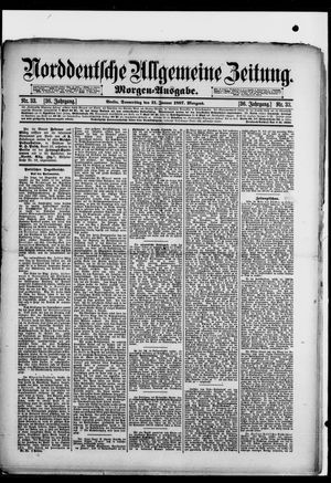 Norddeutsche allgemeine Zeitung on Jan 20, 1897