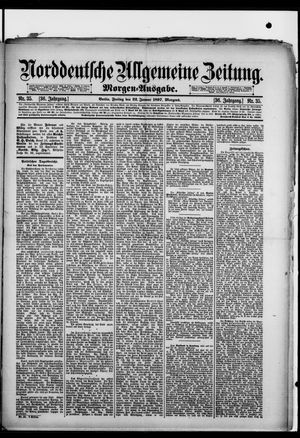 Norddeutsche allgemeine Zeitung vom 22.01.1897
