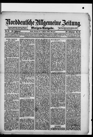 Norddeutsche allgemeine Zeitung vom 07.02.1897
