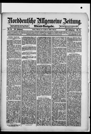 Norddeutsche allgemeine Zeitung vom 08.02.1897