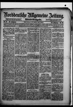Norddeutsche allgemeine Zeitung vom 26.02.1897