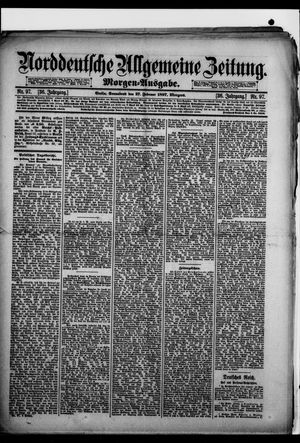 Norddeutsche allgemeine Zeitung vom 27.02.1897