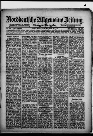 Norddeutsche allgemeine Zeitung vom 03.03.1897