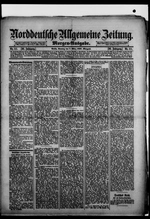 Norddeutsche allgemeine Zeitung vom 07.03.1897