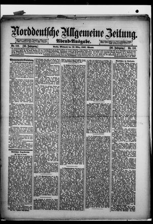 Norddeutsche allgemeine Zeitung on Mar 10, 1897