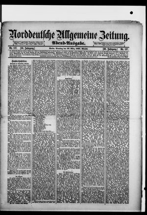 Norddeutsche allgemeine Zeitung on Mar 23, 1897