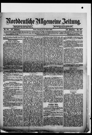 Norddeutsche allgemeine Zeitung vom 18.04.1897