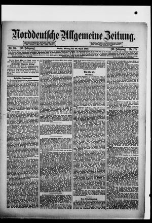 Norddeutsche allgemeine Zeitung vom 26.04.1897