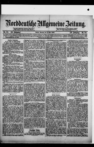 Norddeutsche allgemeine Zeitung vom 02.05.1897