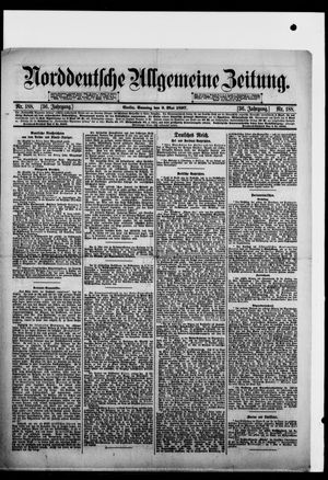 Norddeutsche allgemeine Zeitung vom 09.05.1897