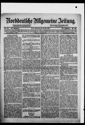 Norddeutsche allgemeine Zeitung vom 13.05.1897
