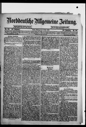 Norddeutsche allgemeine Zeitung vom 17.05.1897