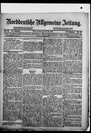 Norddeutsche allgemeine Zeitung vom 20.05.1897