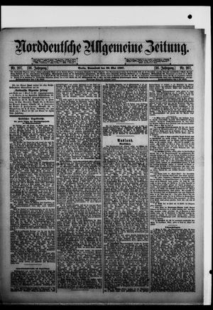 Norddeutsche allgemeine Zeitung vom 29.05.1897